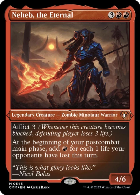 Neheb, the Eternal (Etched foil)