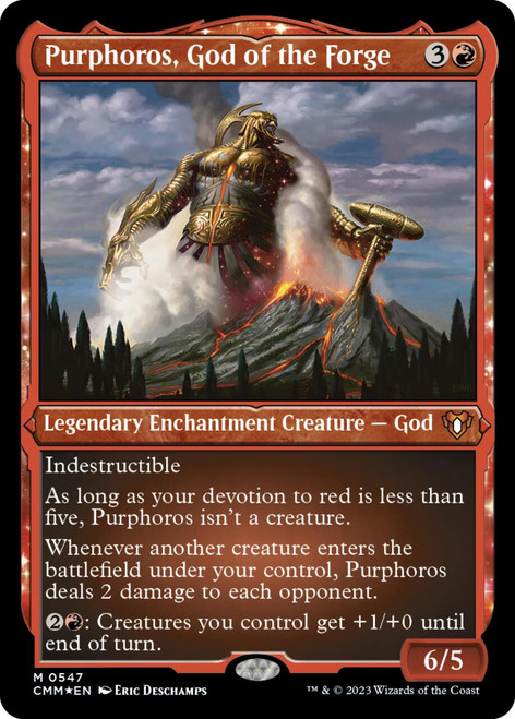 Purphoros, God of the Forge (Etched foil)
