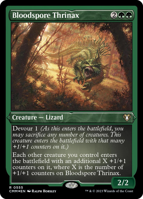 Bloodspore Thrinax (Etched foil)