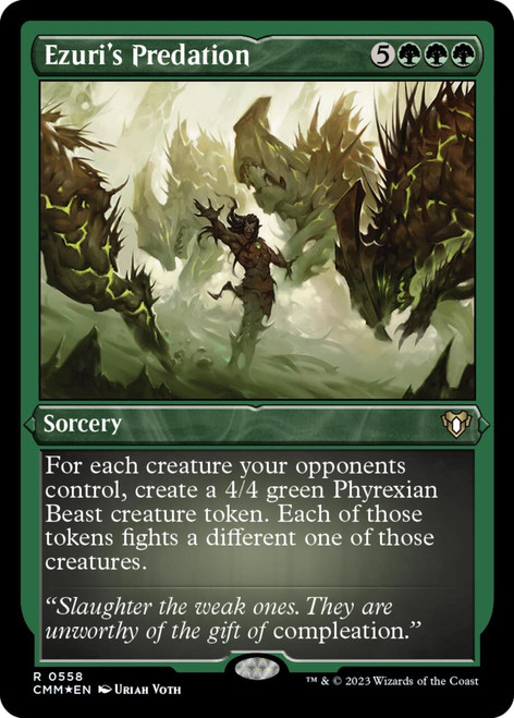 Ezuri's Predation (Etched foil)