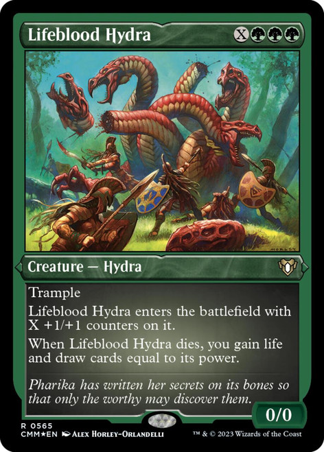 Lifeblood Hydra (Etched foil)