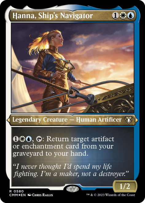 Hanna, Ship's Navigator (Etched foil)