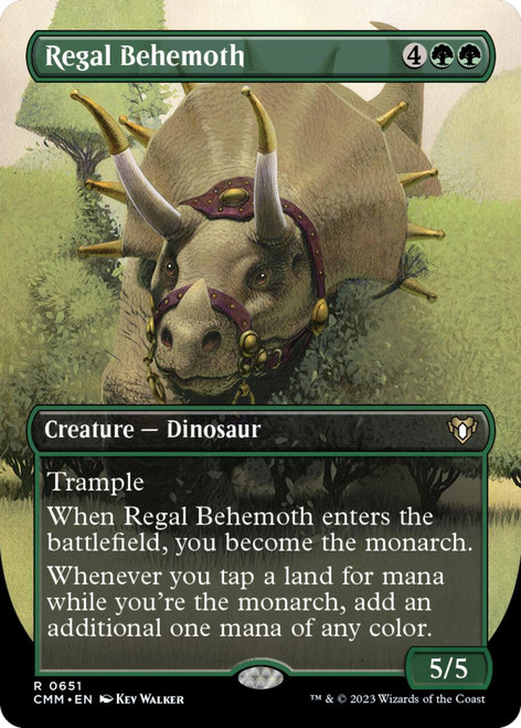 Regal Behemoth (Borderless Art)