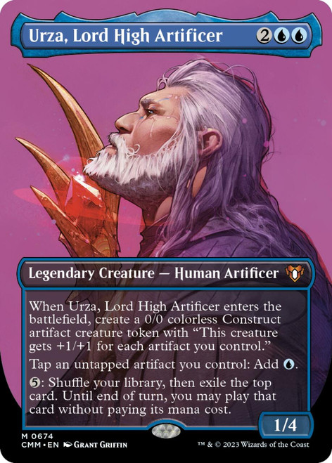 Urza, Lord High Artificer (Borderless Profile) | Commander Masters