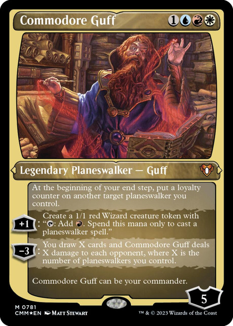 Commodore Guff (Etched foil Display Commander)