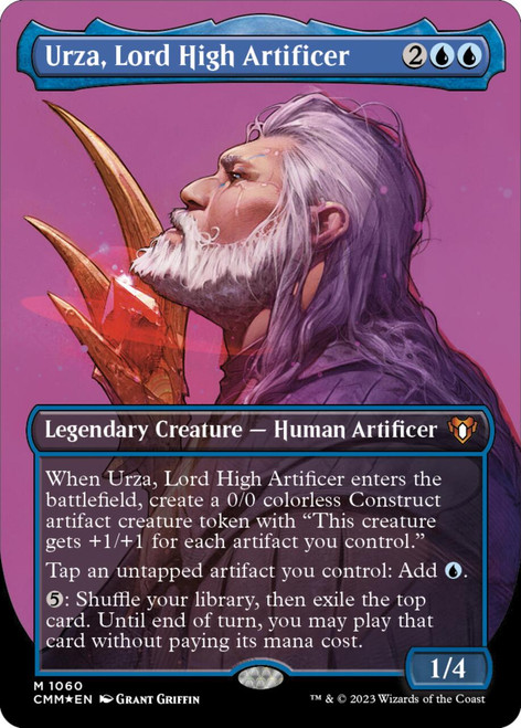 Urza, Lord High Artificer (Borderless Profile foil) | Magic Madhouse