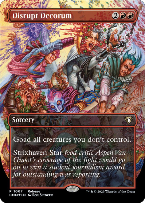Disrupt Decorum (Release Promo foil)