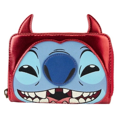 Disney: Stitch Devil Cosplay Zip Around Wallet