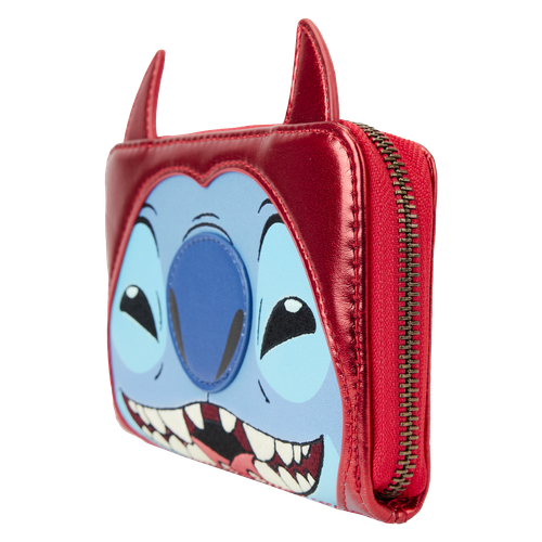 Disney: Stitch Devil Cosplay Zip Around Wallet