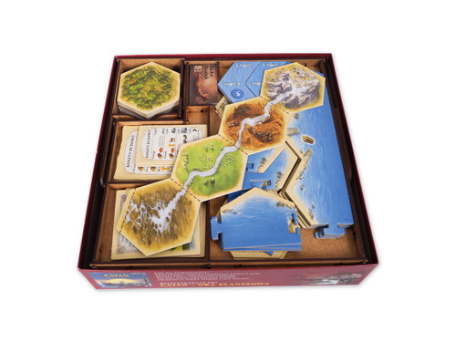 Box Insert – Catan + Traders & Barbarians + 5-6 players expansions