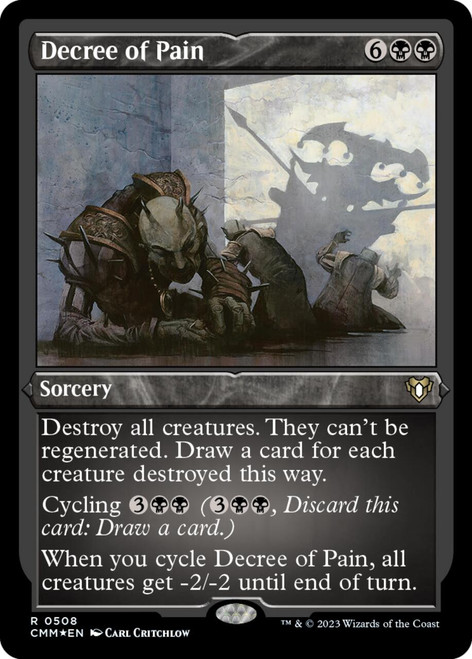 Decree of Pain (Etched foil)