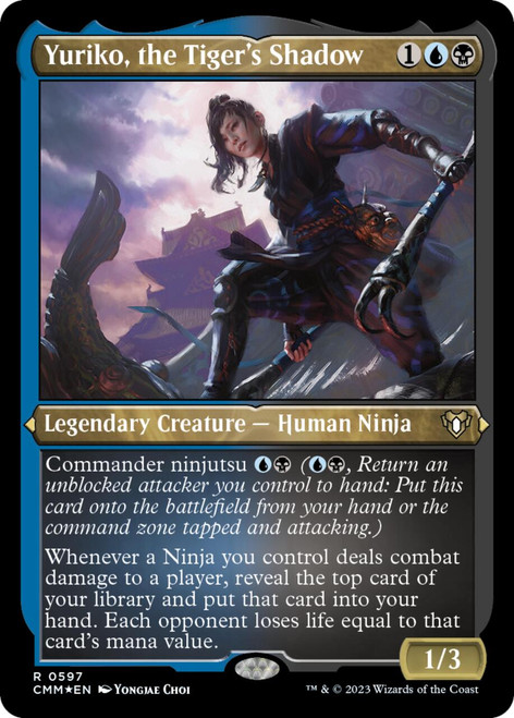 Yuriko, the Tiger's Shadow (Etched foil)