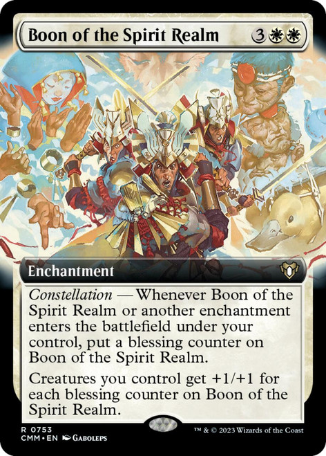 Boon of the Spirit Realm (Extended Art) | Commander Masters