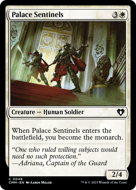 Palace Sentinels (foil) | Commander Masters