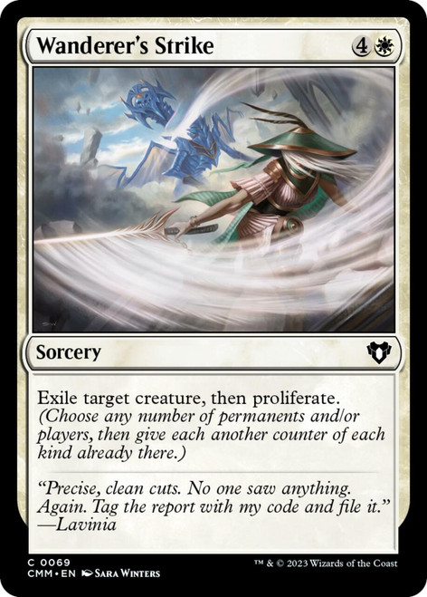 Wanderer's Strike (foil) | Commander Masters