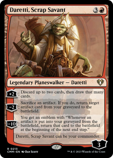 Daretti, Scrap Savant (foil) | Commander Masters