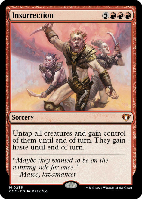 Insurrection (foil) | Commander Masters