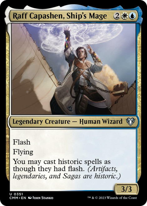 Raff Capashen, Ship's Mage (foil) | Commander Masters