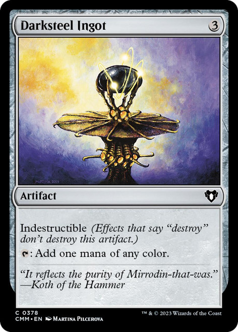 Darksteel Ingot (foil)