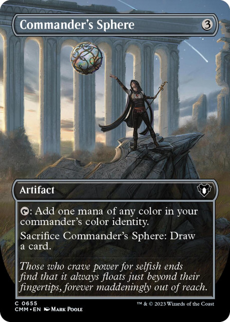 Commander's Sphere (Borderless Art foil)