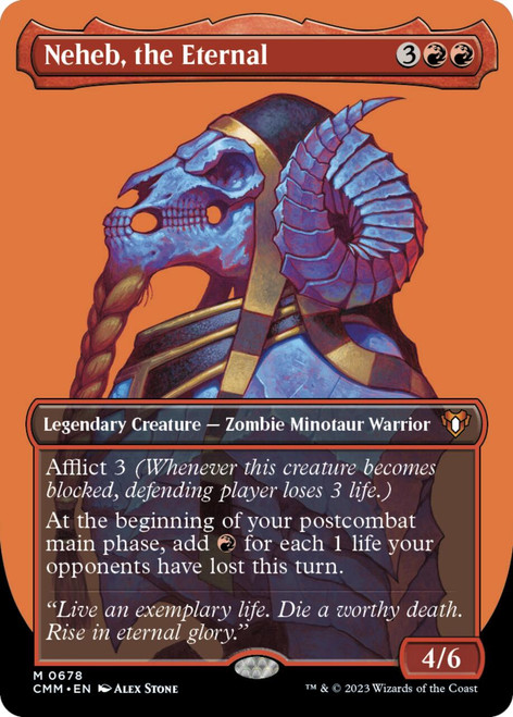 Neheb, the Eternal (Borderless Profile foil)