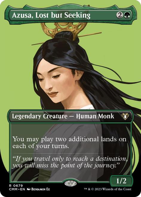 Azusa, Lost but Seeking (Borderless Profile foil)