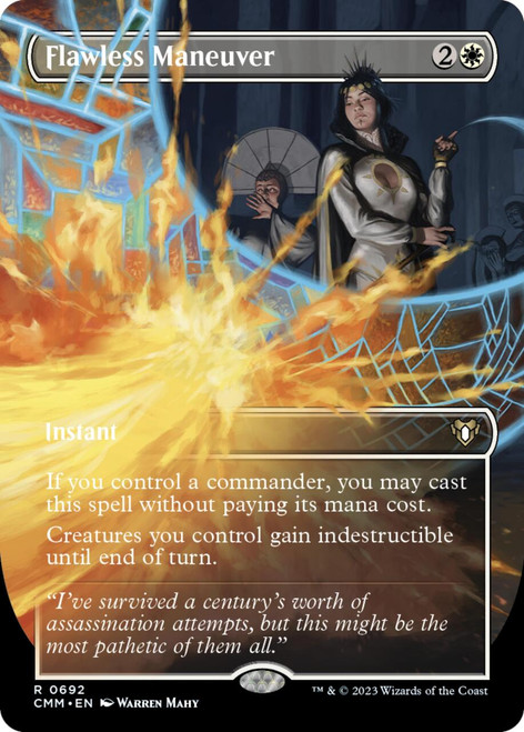 Flawless Maneuver (Borderless Frame Break Art foil)