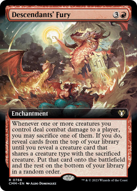 Descendants' Fury (Extended Art foil)