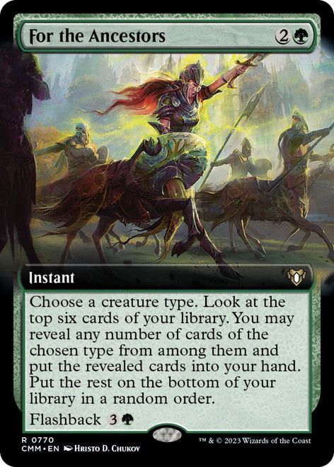 For the Ancestors (Extended Art foil)