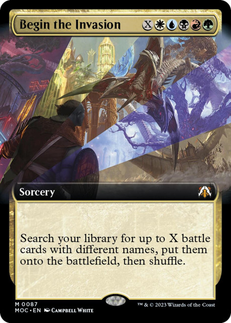 Begin the Invasion (Extended Art foil)