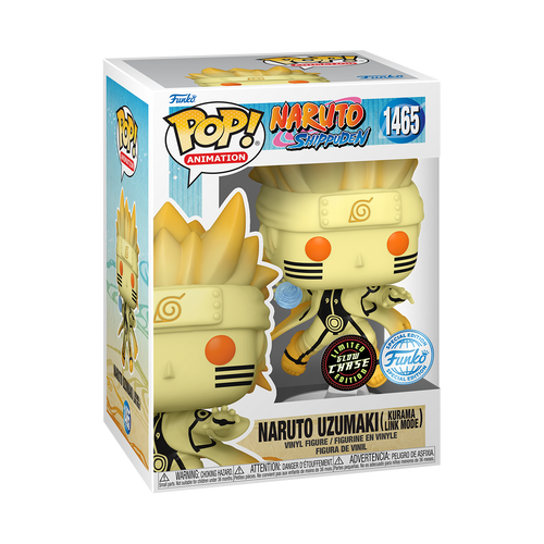 POP! Animation - Naruto Shippuden #1465 Naruto Uzumaki Kurama Link Mode (1-in-6 chance Chase) (Magic Madhouse Exclusive)