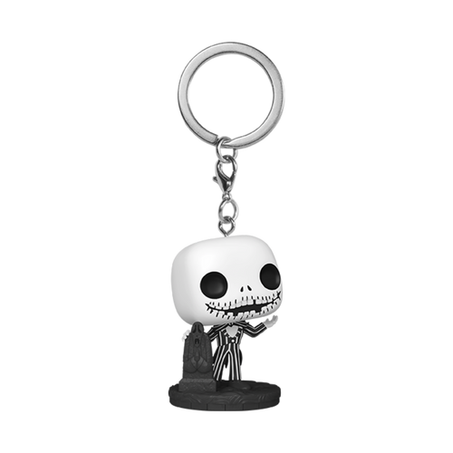 Pocket POP! Keychain: The Nightmare Before Christmas 30th Anniversary - Jack Skellington in Graveyard