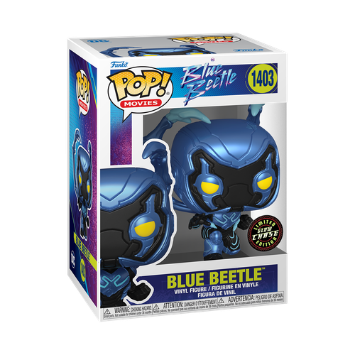 POP! Movies - Blue Beetle #1403 Blue Beetle Crouching (Glow in the Dark) [CHASE]