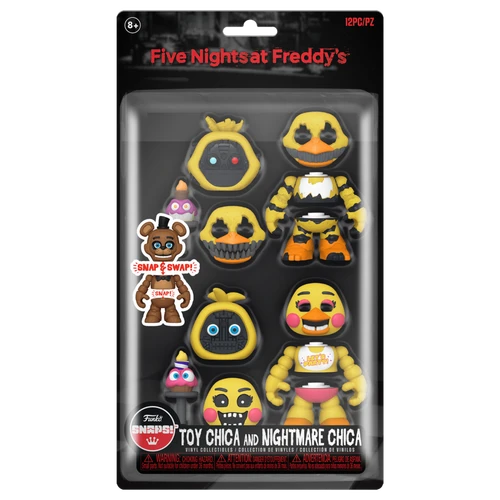 SNAPS! Five Nights at Freddy's - Toy Chica & Nightmare Chica 2-Pack