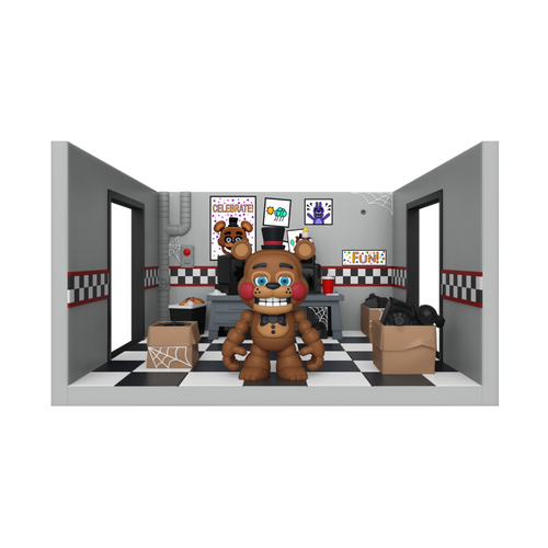 SNAPS! Five Nights at Freddy's - Toy Freddy with Storage Room Playset