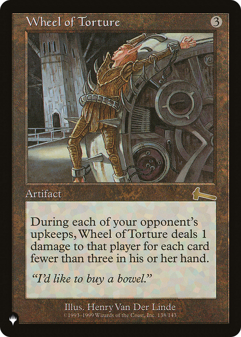 Wheel of Torture (The List Reprint)