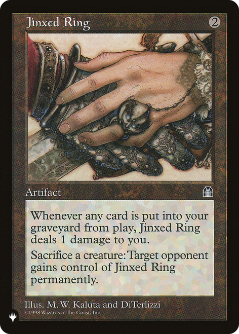 Jinxed Ring (The List Reprint)