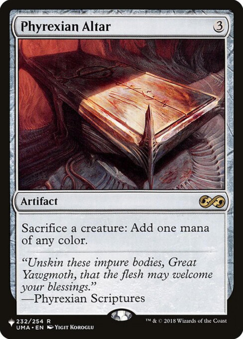 Phyrexian Altar (The List Reprint)