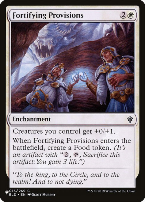 Fortifying Provisions (The List Reprint) | Throne of Eldraine