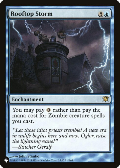 Rooftop Storm (The List Reprint)