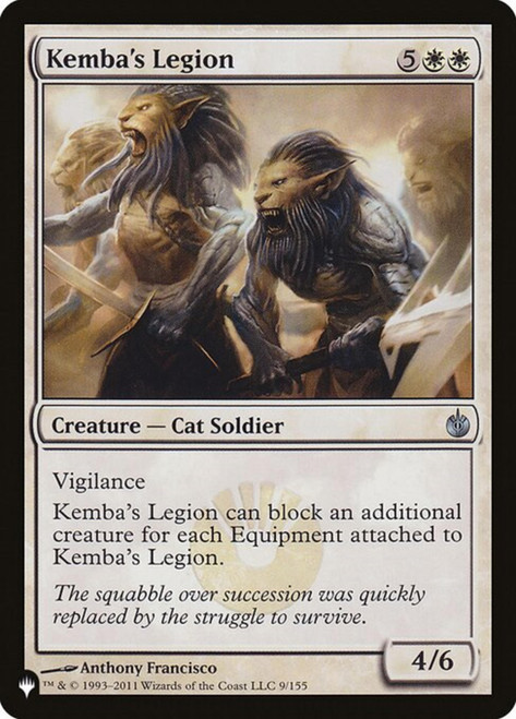 Kemba's Legion (The List Reprint)