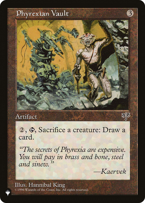 Phyrexian Vault (The List Reprint)