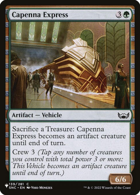 Capenna Express (The List Reprint)