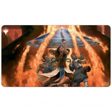MTG Commander Masters Playmat Blue featuring Fierce Guardianship