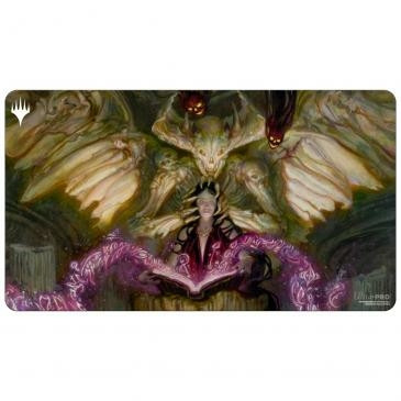 MTG Commander Masters Playmat Black featuring Demonic Tutor