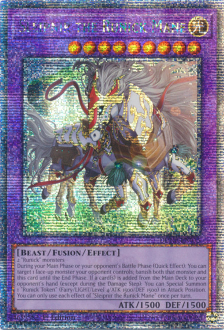 DUNE-EN035 Sleipnir the Runick Mane (Quarter Century Secret Rare)
