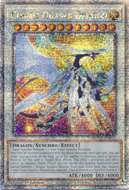 DUNE-EN037 Cosmic Quasar Dragon (Quarter Century Secret Rare)