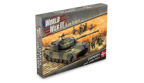 World War III: Team Yankee - Danish Unit Cards (28x Cards)