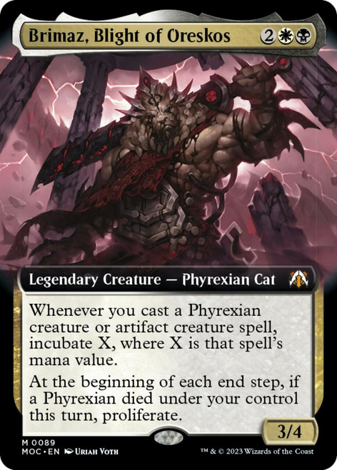 Brimaz, Blight of Oreskos (Extended Art) | March of the Machine Commander