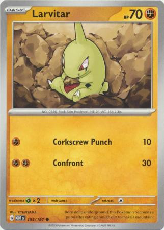 SV Obsidian Flames 105/197 Larvitar (Non-Holo)
